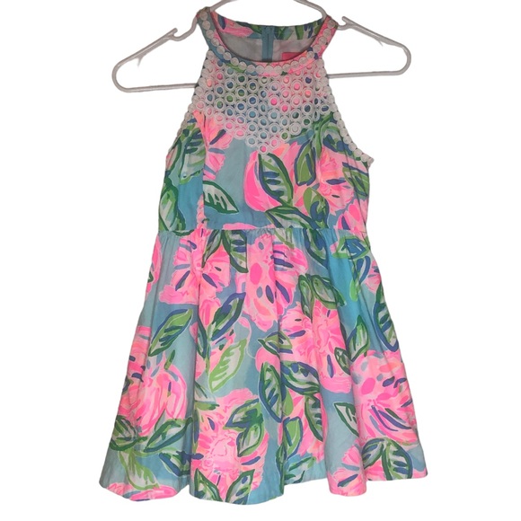 Lilly Pulitzer Other - Lilly Pulitzer Little Kinley Girls Dress Totally Blossom Floral
